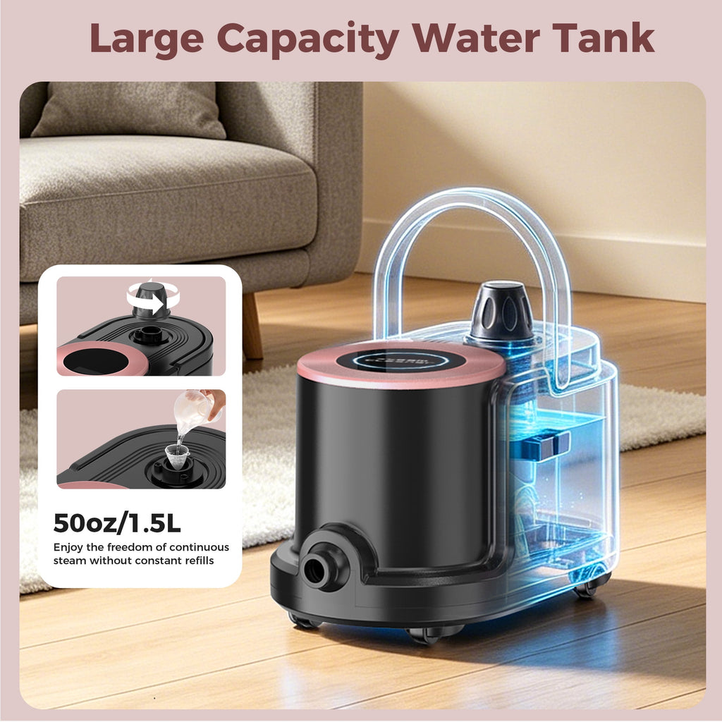 GOOVI Steam Cleaner Handheld Steamer Steam Mop Canister Steamer Cleaner for Home