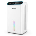 Dehumidifier for Home, 98oz Small Quiet Dehumidifier with Drain Hose for Basement Bedroom Bathroom