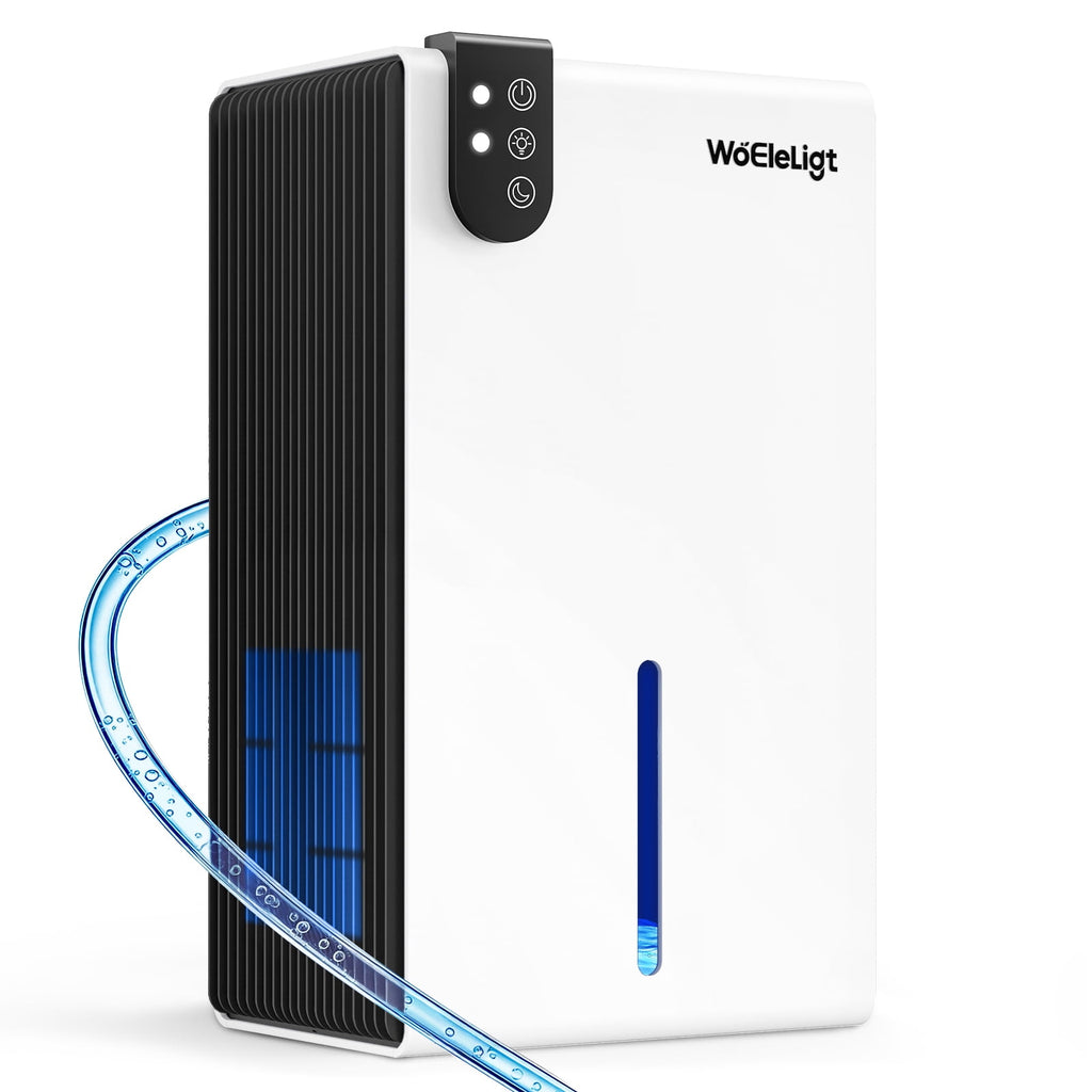 GOOVI Dehumidifiers for Home Basement Bedroom Bathroom with Drain Hose
