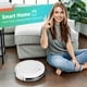 ONSON Robot Vacuum Cleaner,2 in 1 Robot Vacumm Mop Combo, With Alexa/WiFi/App Connection,for Pet Hair，Hard Floor - Black
