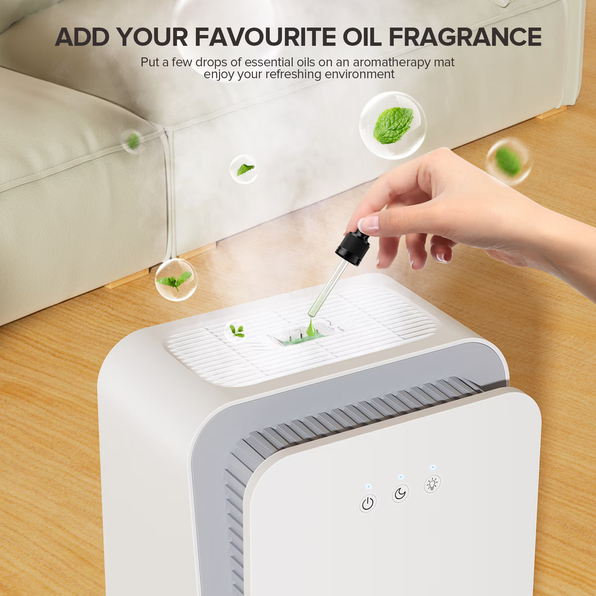 Dehumidifier for Home Basement, Bathroom, Bedroom, Covers up to 2000 sq. ft with Drain Hose