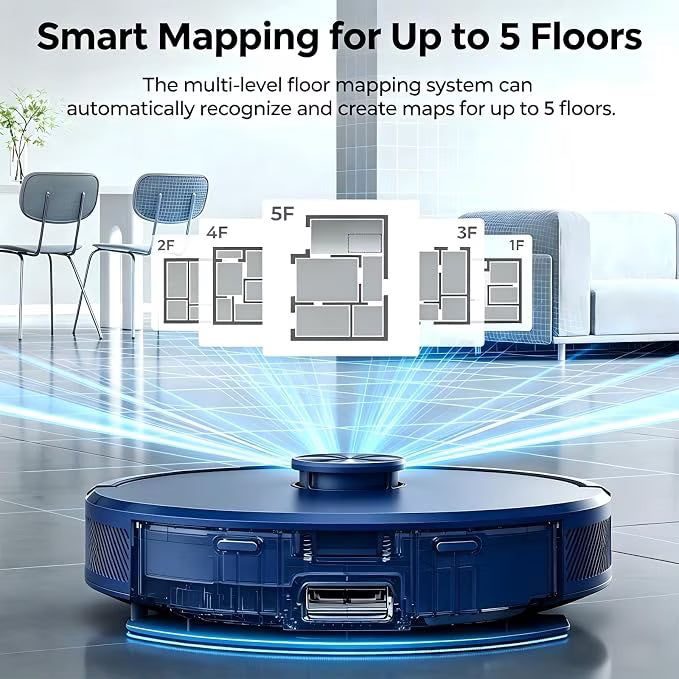 Robot Vacuum Cleaner, Robot Vacuum and Mop Combo with WIFI / Alexa for Pet Hair and Hard Floor
