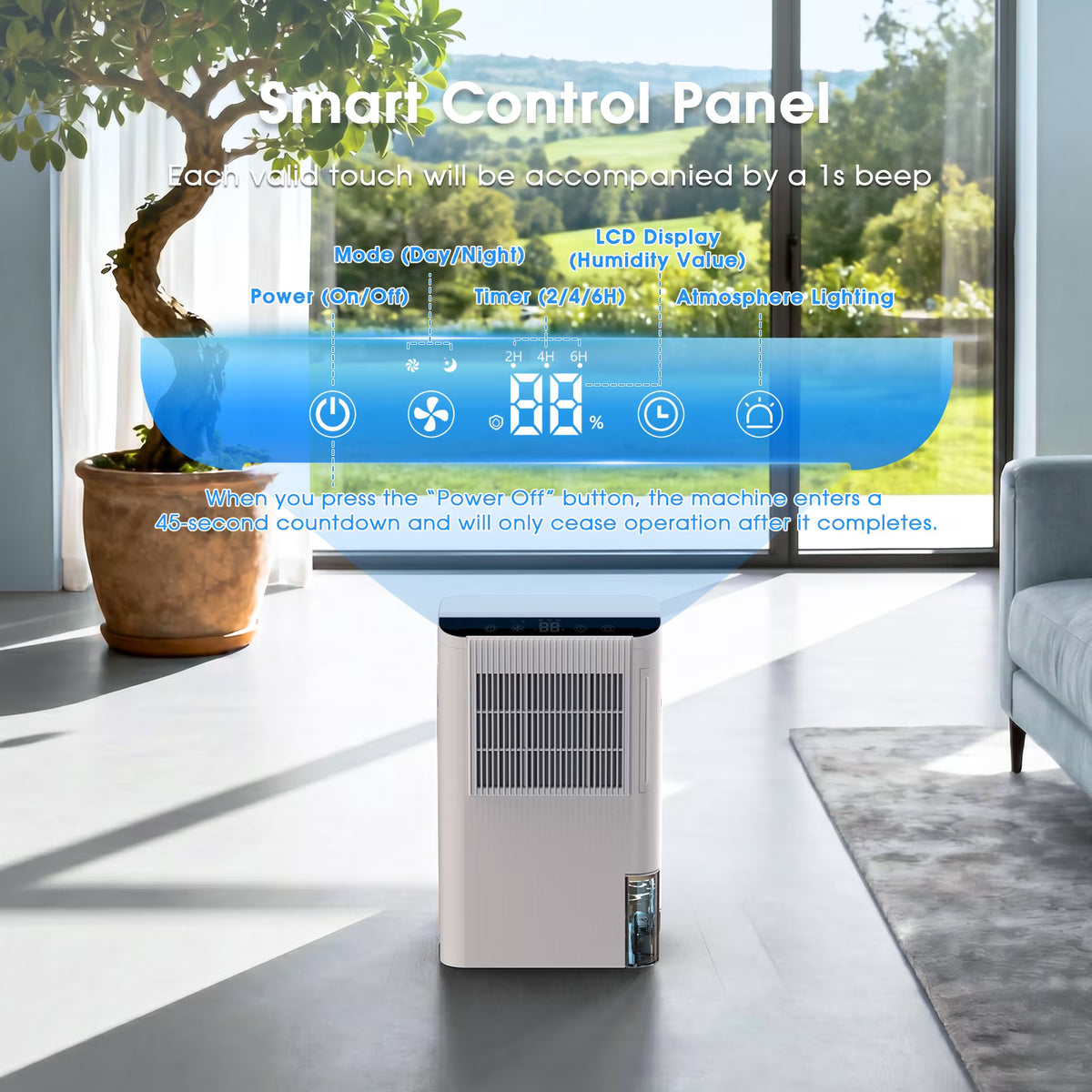 Dehumidifier for Home Auto Shut Off Small Dehumidifiers