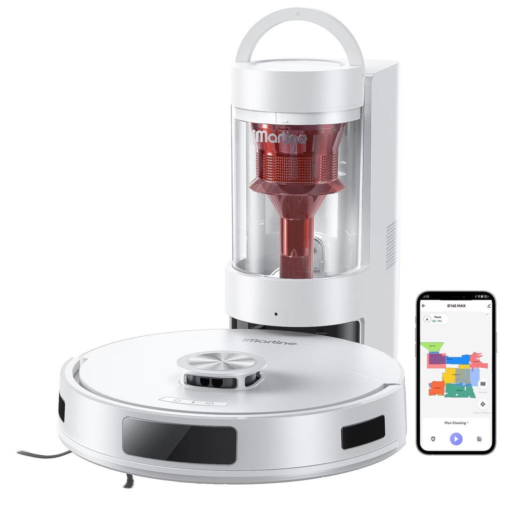 Robot Vacuum and Mop Combo with 3D Home Mapping, Self-Emptying Base